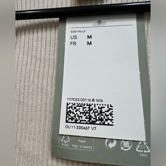 NWT H&M beige sweater size M - Picture 5 of 10